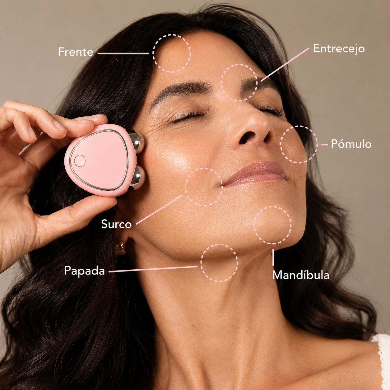 MASAJEADOR FACIAL MICROCORRIENTE EMS